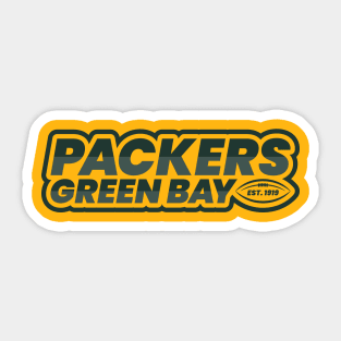 Green Bay 3 Sticker